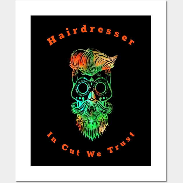 Hair Dresser Wall Art by ShirtPirat